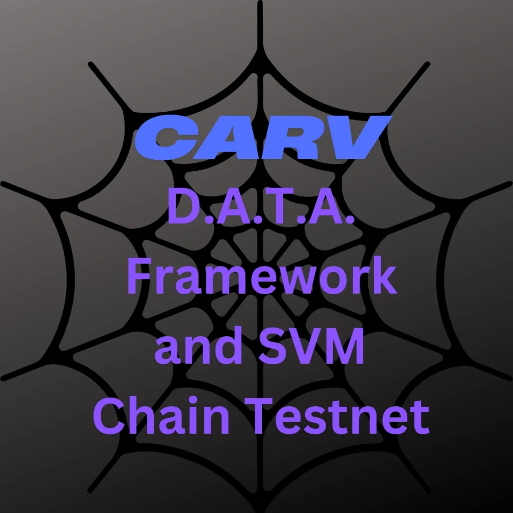 CARV D.A.T.A. Framework and svm chain Testnet