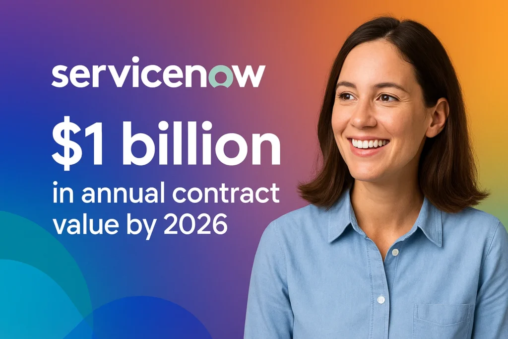 How ServiceNow’s AI Platform Transformed to hit $1 billion in annual contract value by 2026