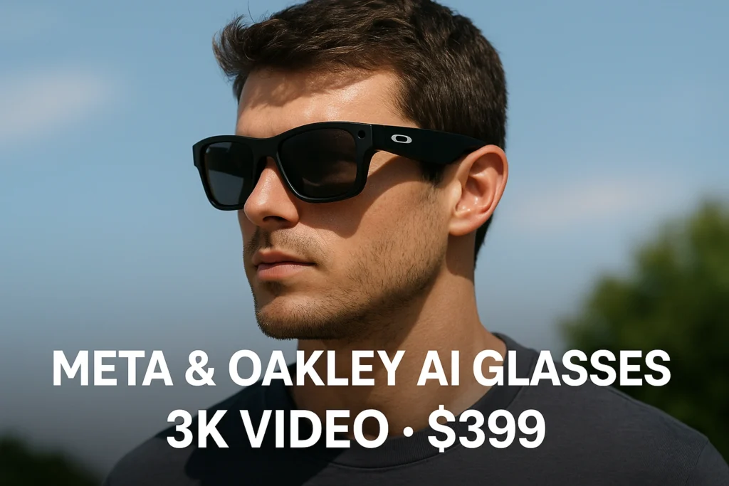 Meta & Oakley Just Dropped $399 AI Glasses with 3K Video