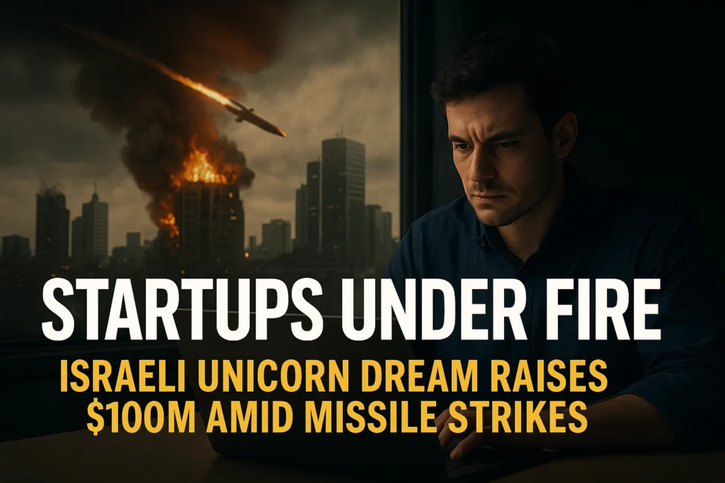 Startups Under Fire Israeli Unicorn Dream Raises $100M Amid Missile Strikes