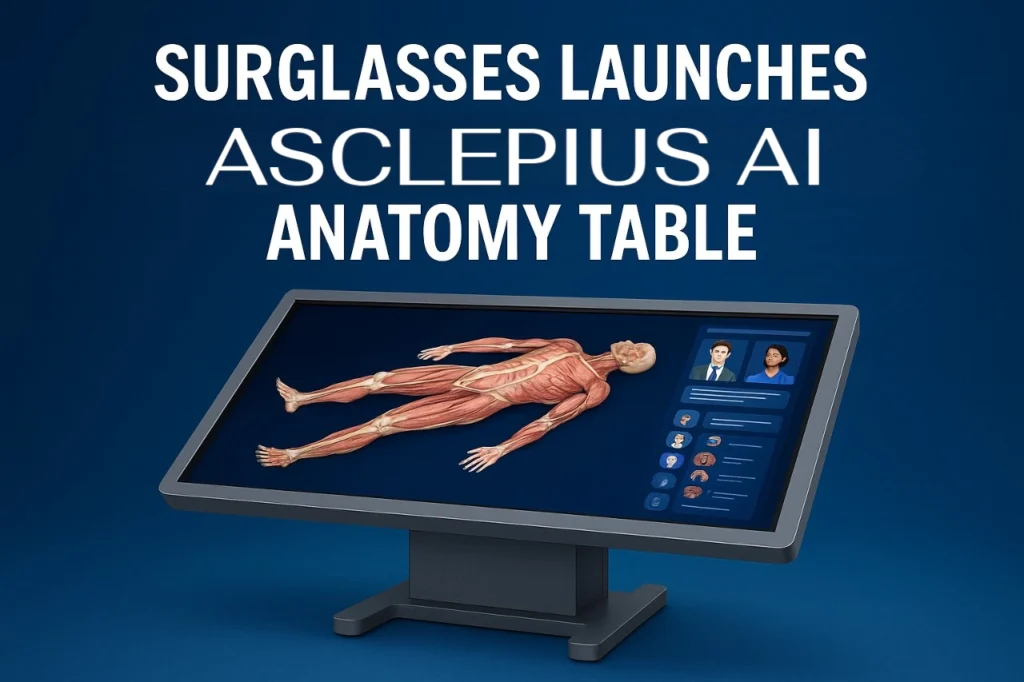 Surglasses Inc. Launches World’s First AI-Powered Anatomy Table in MedEd