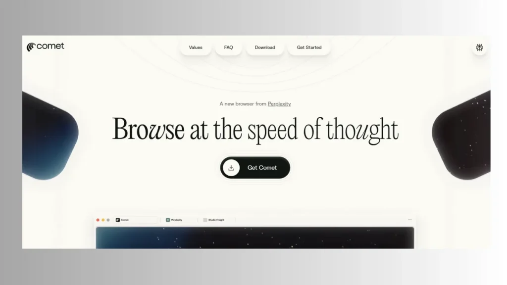 Perplexity’s New Comet Browser