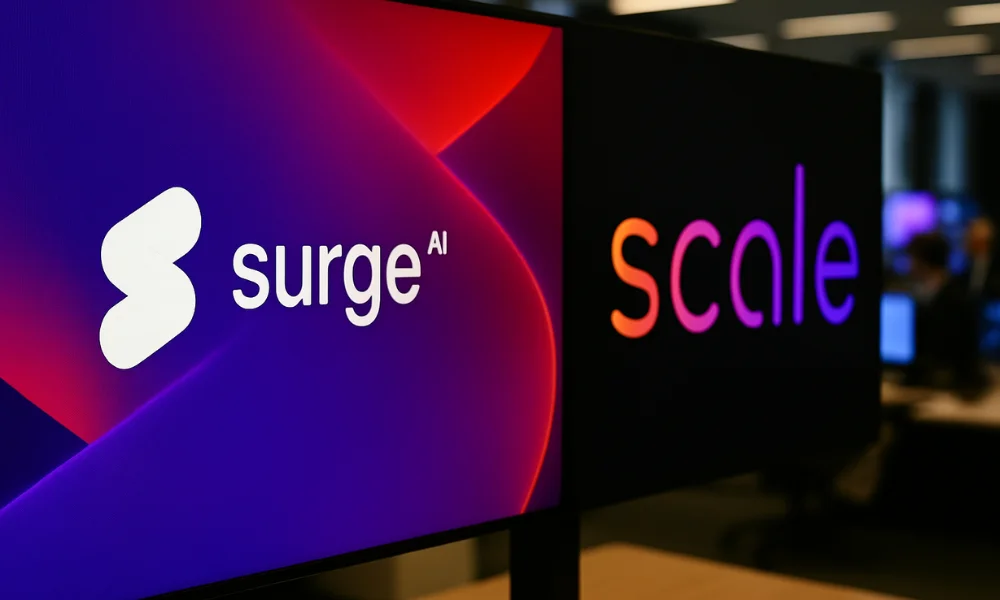 Surge AI Seeks $1B Boost as Big Tech Turns Away from Rival Scale AI