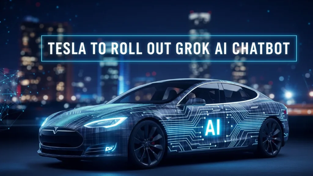 Tesla to Roll Out Grok AI Chatbot
