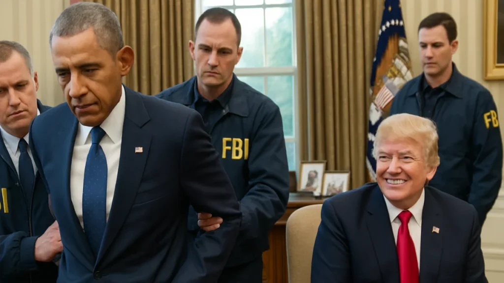 Trump Posts AI Video of Obama’s Arrest Amid Coup Claims