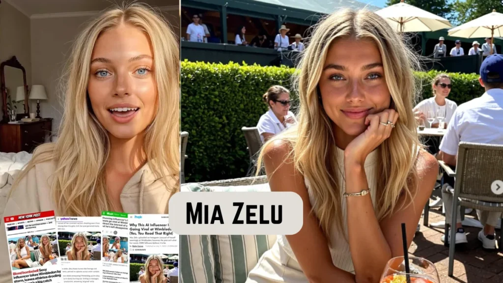 Wimbledon’s Hottest Influencer Mia Zelu Wasn’t Even There—She’s AI