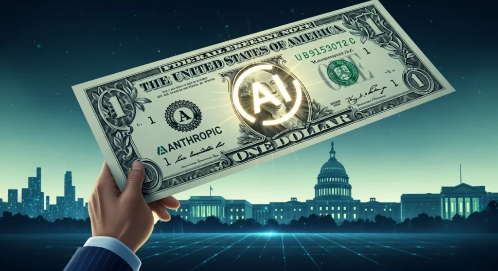 Anthropic Sells Claude AI to US Government for Just $1