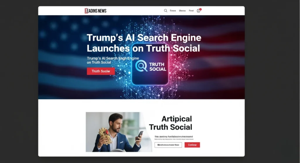 Trump’s AI Search Engine Launches on Truth Social