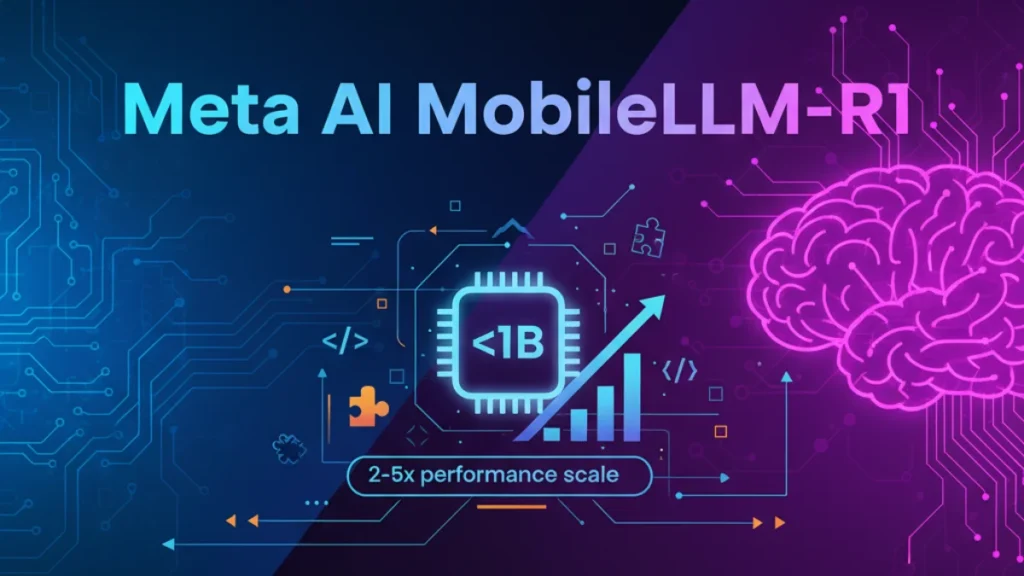 Meta AI unveils MobileLLM-R1 sub-1B edge model with 2–5× gains, outperforms rivals