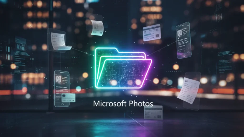 Microsoft Windows Photos Gets AI Boost Auto-Sorts Receipts, IDs, Notes
