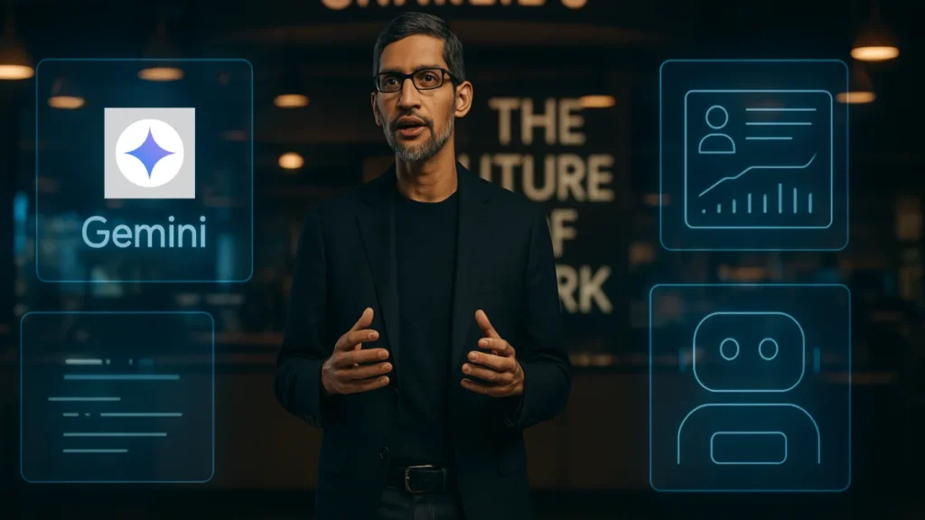 Google Launches Gemini Enterprise Sundar Pichai Reveals the Future of AI at Work