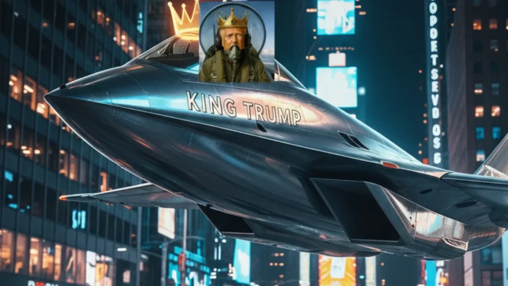 Trump Drops AI ‘Sewage Bomb’ on “No Kings” Protesters in Bizarre Truth Social Video