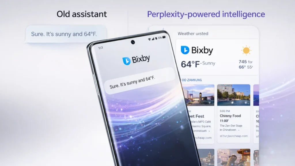 Samsung quietly upgrades Bixby — and Perplexity is the brain behind it