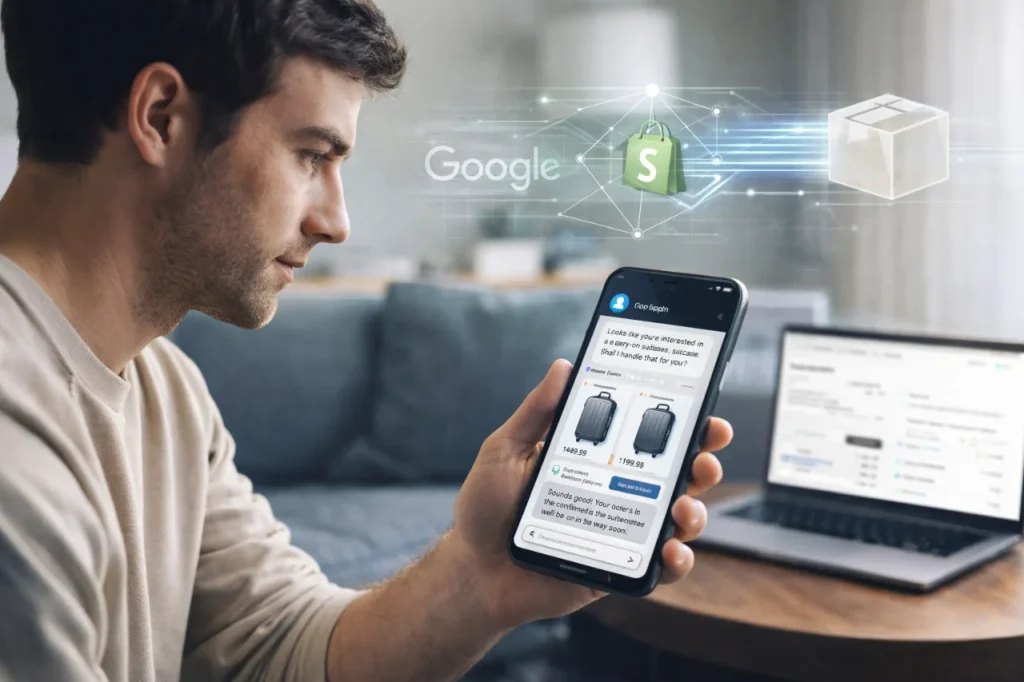 google,shopify,Google Shopify AI shopping,Universal Commerce Protocol,AI shopping agents Google ai shopping