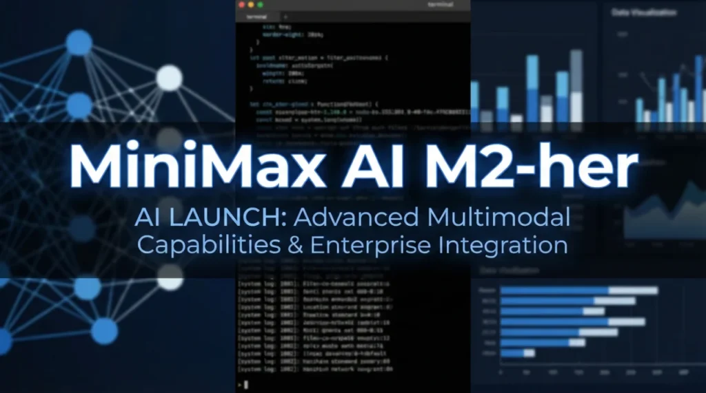 MiniMax AI Launches M2-her, Signaling a Quieter, Faster AI Arms Race