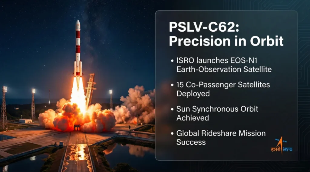 isro,PSLV-C62,india,ISRO Launches PSLV-C62,India ISRO Launches PSLV-C62
