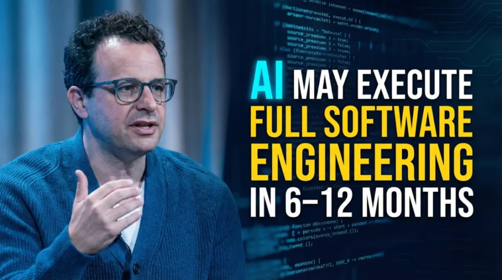Anthropic CEO Says AI Could Replace End-to-End Software Engineering Within a Year