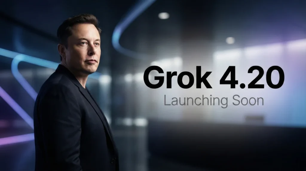 Elon Musk Says Grok 4.20 Launches Next Week — xAI Claims Top Spot on Live Leaderboard
