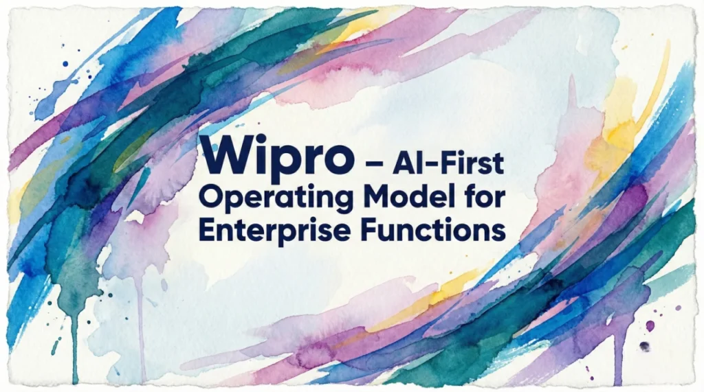 Wipro Launches an AI-First Operating Model for Enterprise Functions