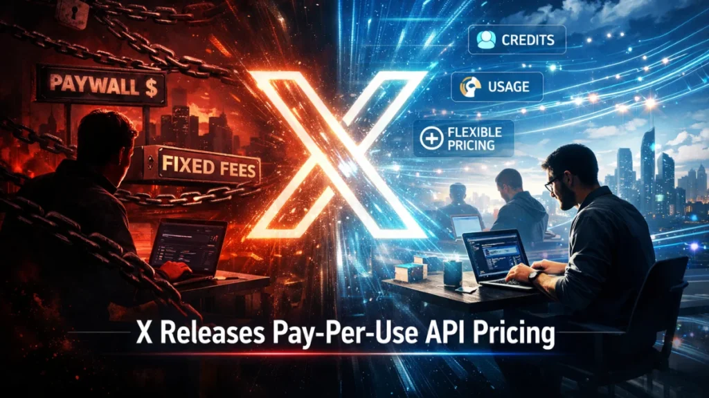 X Releases Pay-Per-Use API Pricing, Ending Fixed Fees for Developers